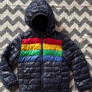 Primary Multicolor Puffer Jacket 6-7y
